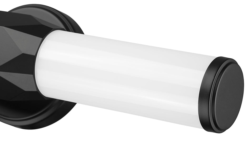 Vanity Z-Lite 1010-18W-MB-LED Matte Black Cooper 1 Light Vanity Z-Lite