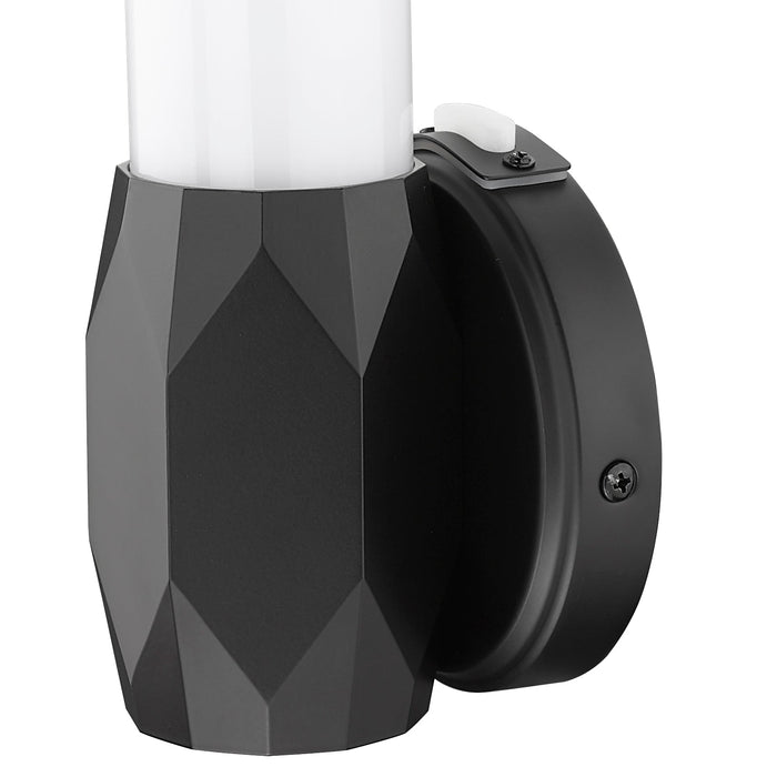 Wall Sconce Z-Lite 1010-1S-MB-LED Matte Black Cooper 1 Light Wall Sconce Z-Lite