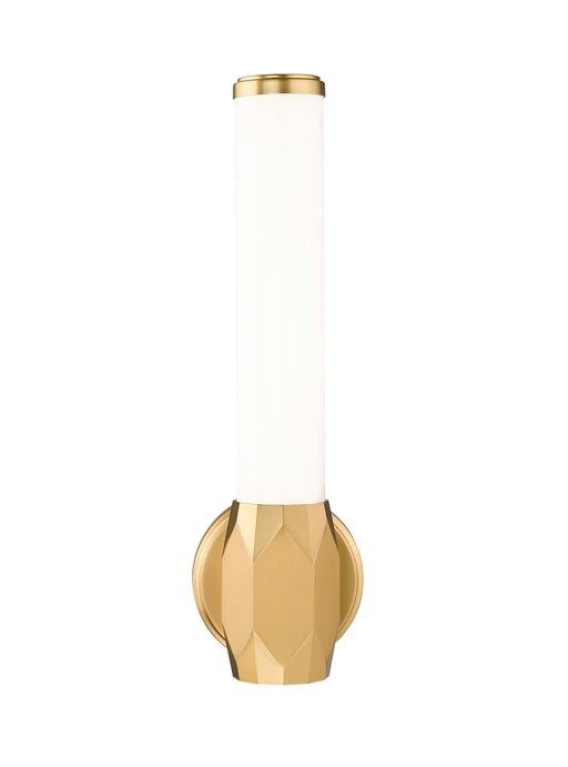 Wall Sconce Z-Lite 1010-1S-MGLD-LED Modern Gold Cooper 1 Light Wall Sconce Z-Lite
