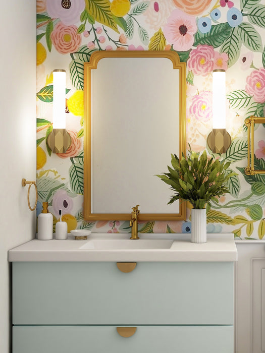 Wall Sconce Z-Lite 1010-1S-MGLD-LED Modern Gold Cooper 1 Light Wall Sconce Z-Lite