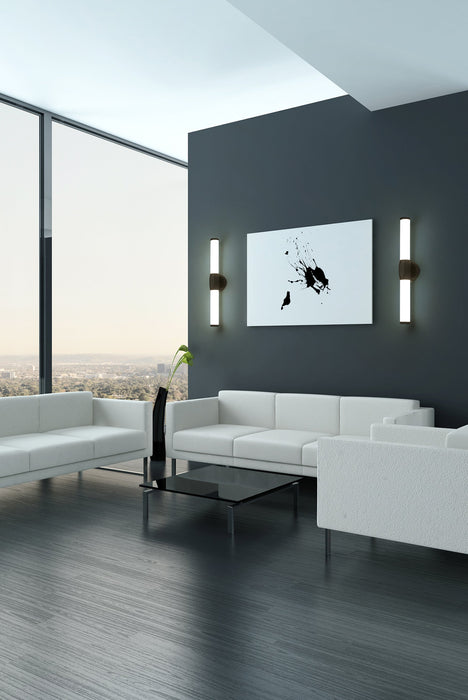 Vanity Z-Lite 1010-25W-MB-LED Matte Black Cooper 1 Light Vanity Z-Lite