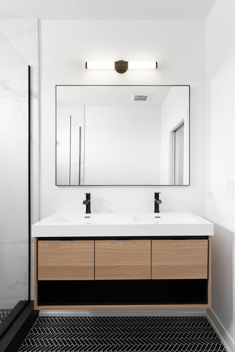 Vanity Z-Lite 1010-25W-MB-LED Matte Black Cooper 1 Light Vanity Z-Lite