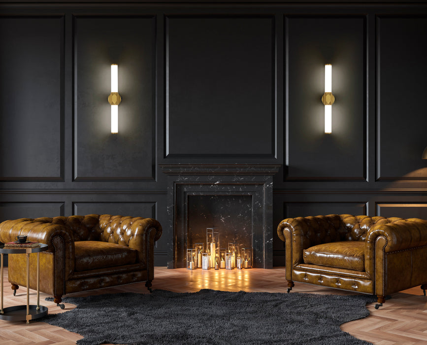 Vanity Z-Lite 1010-25W-MGLD-LED Modern Gold Cooper 1 Light Vanity Z-Lite