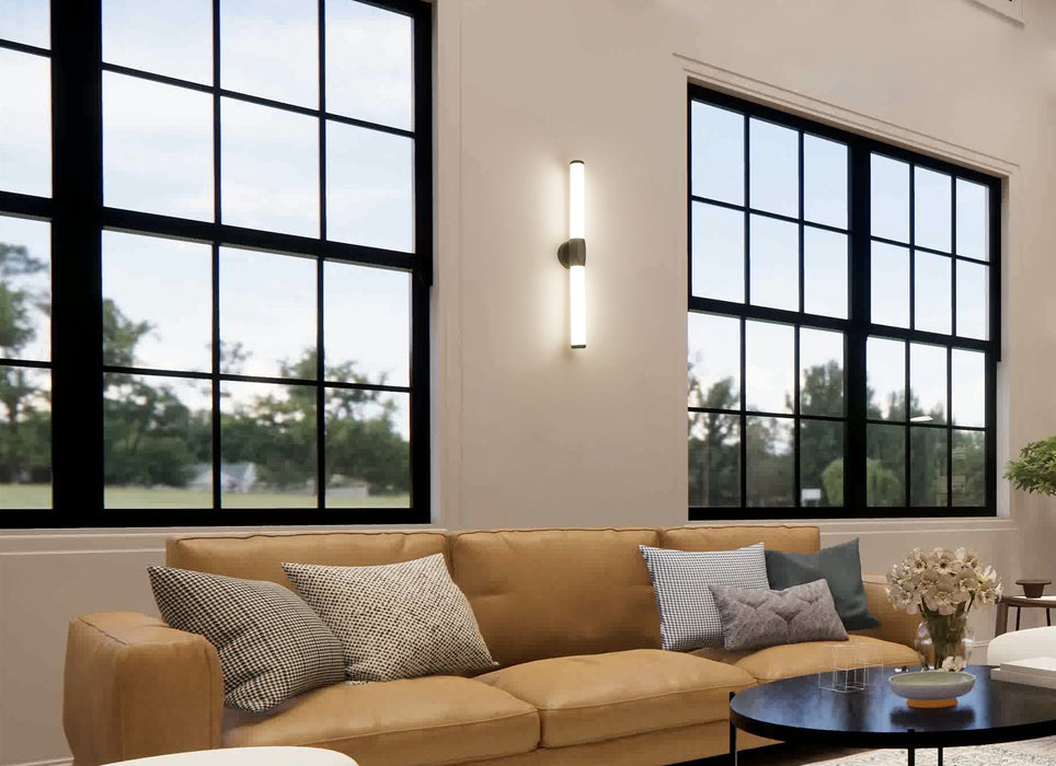 Vanity Z-Lite 1010-32W-MB-LED Matte Black Cooper 1 Light Vanity Z-Lite