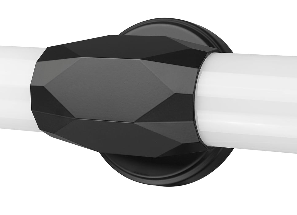 Vanity Z-Lite 1010-40W-MB-LED Matte Black Cooper 1 Light Vanity Z-Lite