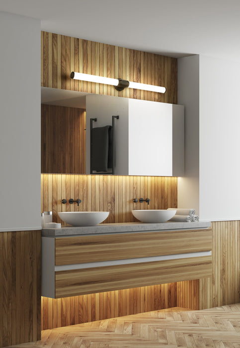 Vanity Z-Lite 1010-40W-MB-LED Matte Black Cooper 1 Light Vanity Z-Lite