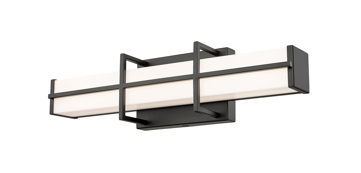 Vanity Z-Lite 1011-18W-MB-LED Matte Black Harrison 1 Light Vanity Z-Lite