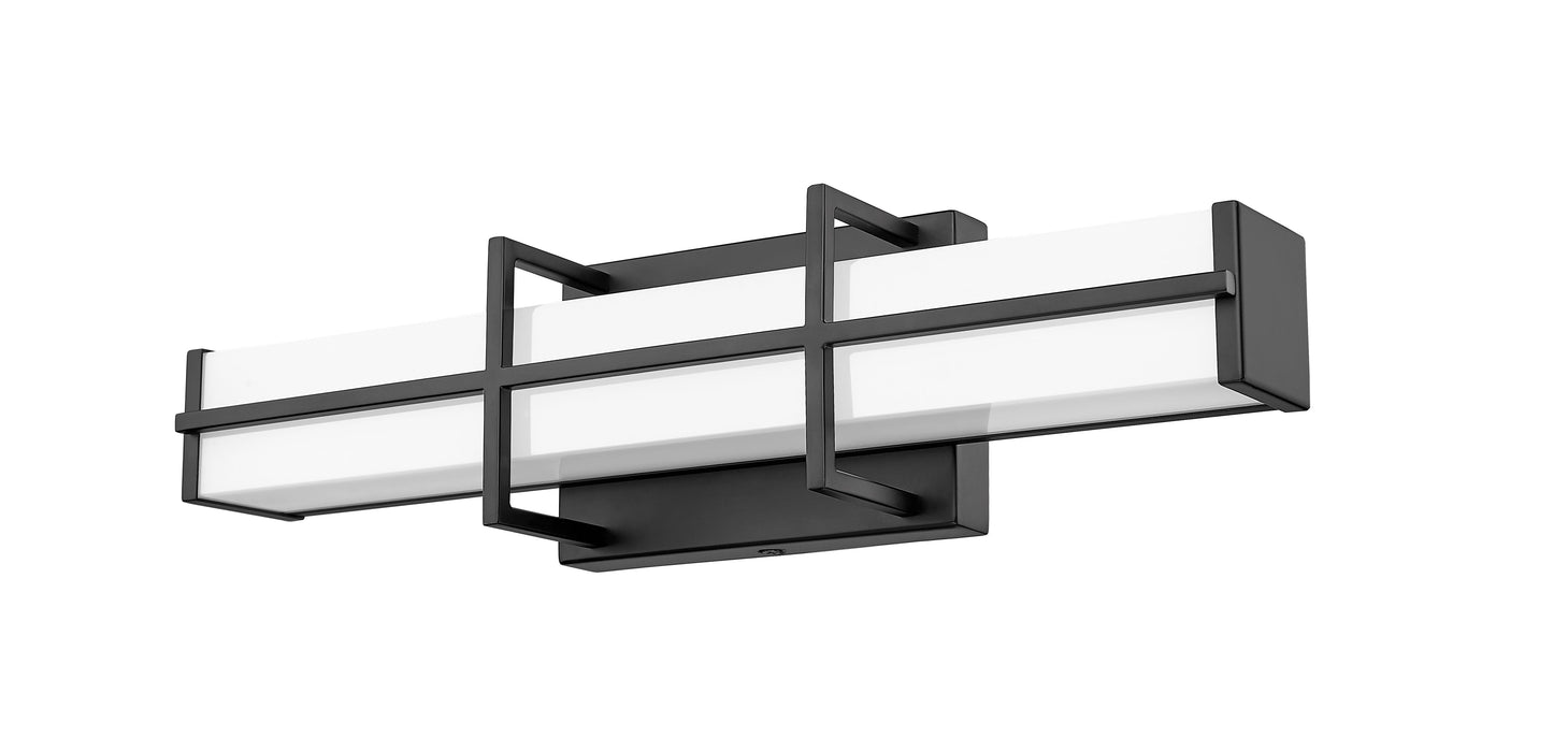 Vanity Z-Lite 1011-18W-MB-LED Matte Black Harrison 1 Light Vanity Z-Lite