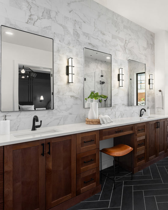 Vanity Z-Lite 1011-18W-MB-LED Matte Black Harrison 1 Light Vanity Z-Lite