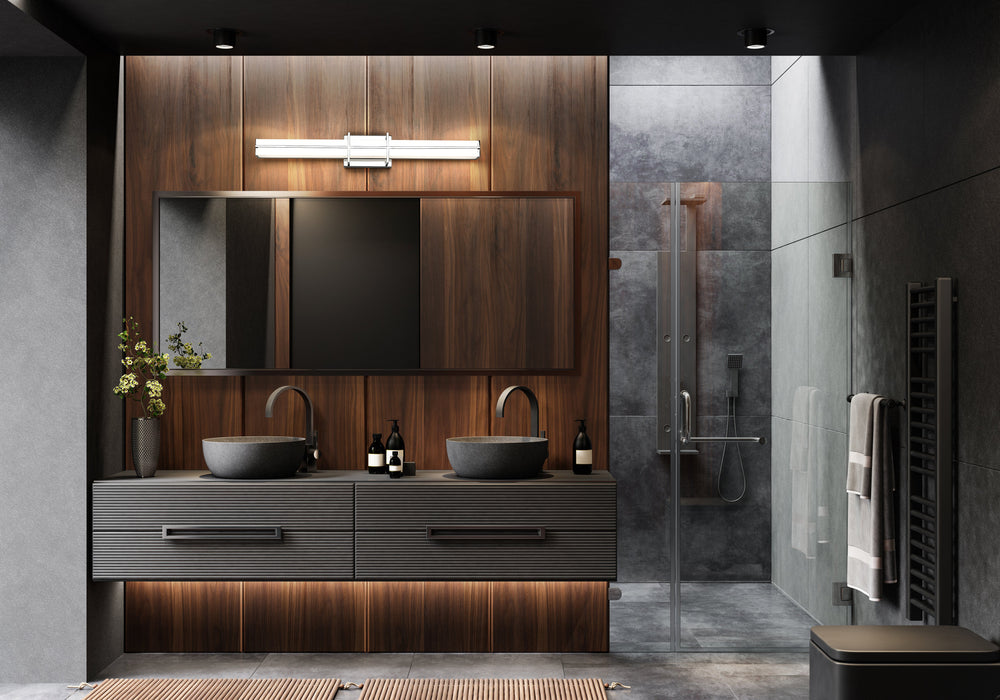 Vanity Z-Lite 1011-32W-CH-LED Chrome Harrison 1 Light Vanity Z-Lite