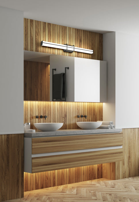 Vanity Z-Lite 1011-40W-MB-LED Matte Black Harrison 1 Light Vanity Z-Lite