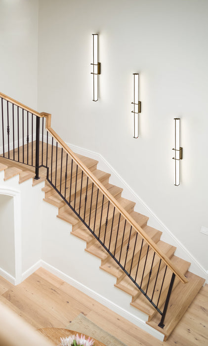 Vanity Z-Lite 1011-40W-MB-LED Matte Black Harrison 1 Light Vanity Z-Lite