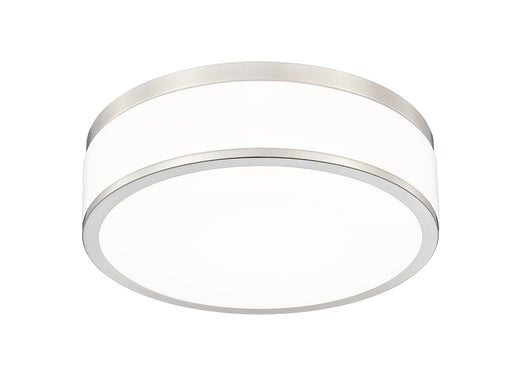 Flush Mount Z-Lite 1012F12-BN-LED Brushed Nickel Ballord 1 Light Flush Mount Z-Lite