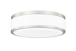Flush Mount Z-Lite 1012F12-BN-LED Brushed Nickel Ballord 1 Light Flush Mount Z-Lite