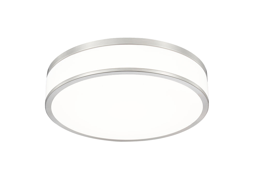 Flush Mount Z-Lite 1012F16-BN-LED Brushed Nickel Ballord 1 Light Flush Mount Z-Lite