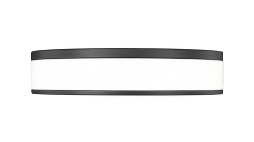 Flush Mount Z-Lite 1012F16-MB-LED Matte Black Ballord 1 Light Flush Mount Z-Lite