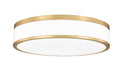 Flush Mount Z-Lite 1012F16-MGLD-LED Modern Gold Ballord 1 Light Flush Mount Z-Lite