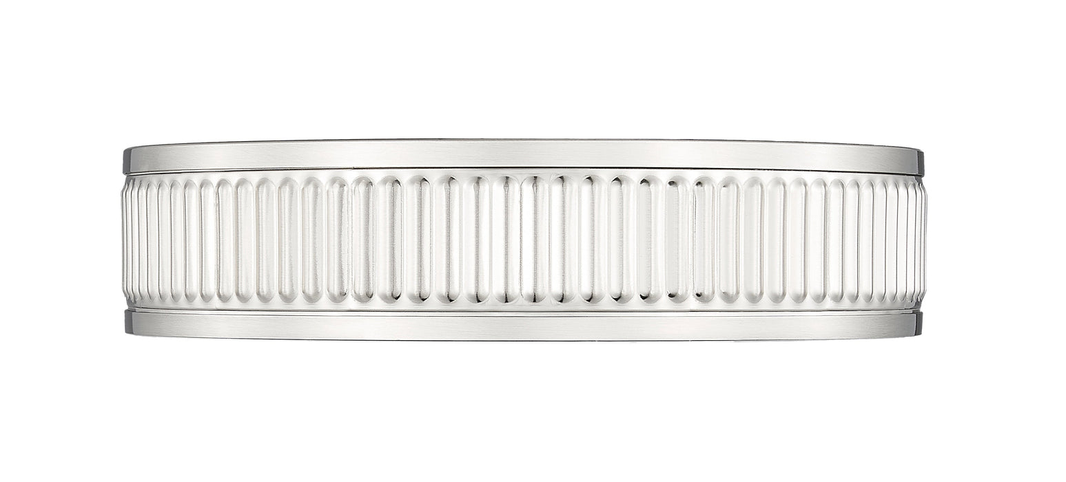Flush Mount Z-Lite 1013F12-BN-LED Brushed Nickel Stari 1 Light Flush Mount Z-Lite