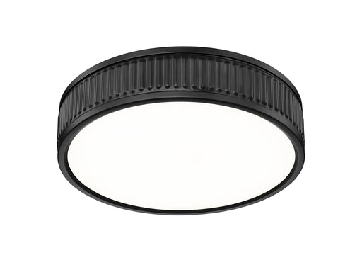 Flush Mount Z-Lite 1013F12-MB-LED Matte Black Stari 1 Light Flush Mount Z-Lite