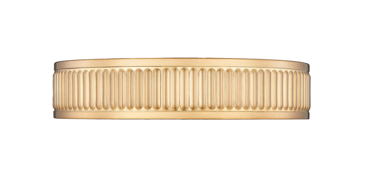 Flush Mount Z-Lite 1013F12-MGLD-LED Modern Gold Stari 1 Light Flush Mount Z-Lite