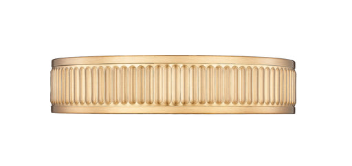 Flush Mount Z-Lite 1013F12-MGLD-LED Modern Gold Stari 1 Light Flush Mount Z-Lite