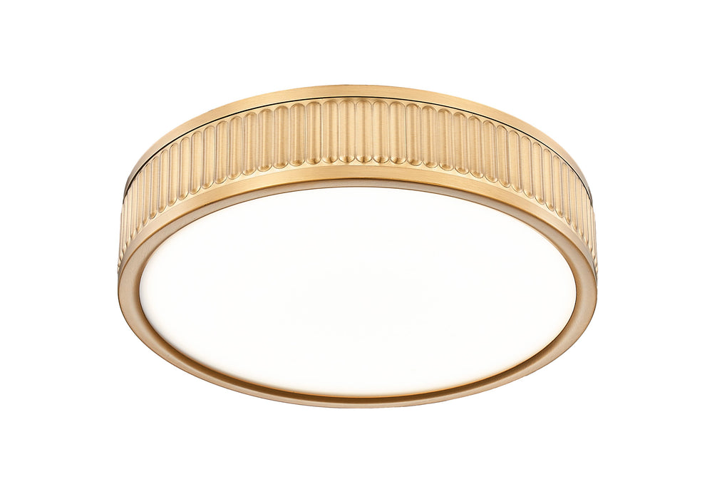 Flush Mount Z-Lite 1013F12-MGLD-LED Modern Gold Stari 1 Light Flush Mount Z-Lite