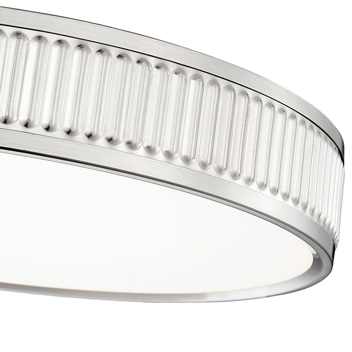 Flush Mount Z-Lite 1013F16-BN-LED Brushed Nickel Stari 1 Light Flush Mount Z-Lite