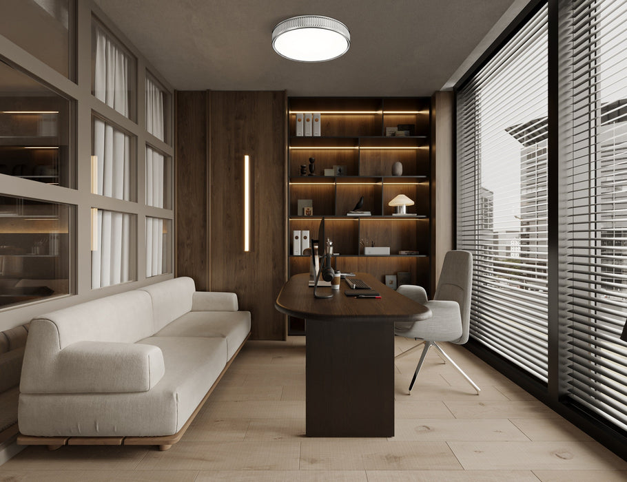 Flush Mount Z-Lite 1013F16-BN-LED Brushed Nickel Stari 1 Light Flush Mount Z-Lite