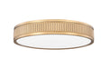 Flush Mount Z-Lite 1013F16-MGLD-LED Modern Gold Stari 1 Light Flush Mount Z-Lite