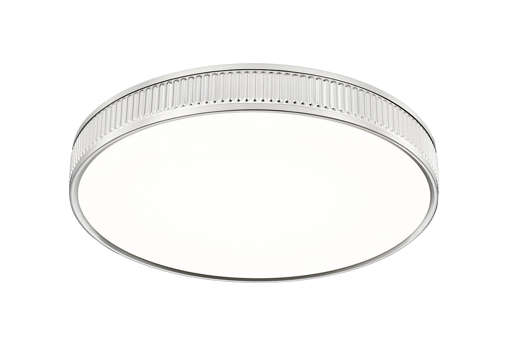 Flush Mount Z-Lite 1013F20-BN-LED Brushed Nickel Stari 1 Light Flush Mount Z-Lite