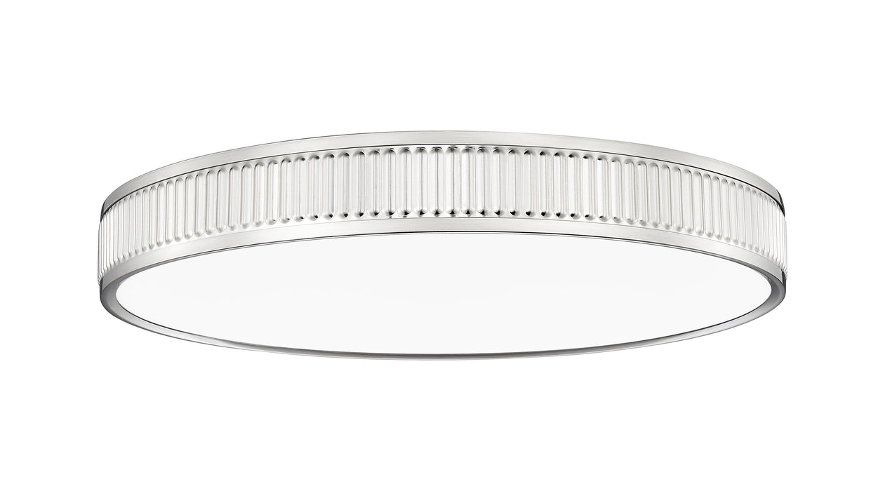 Flush Mount Z-Lite 1013F20-BN-LED Brushed Nickel Stari 1 Light Flush Mount Z-Lite
