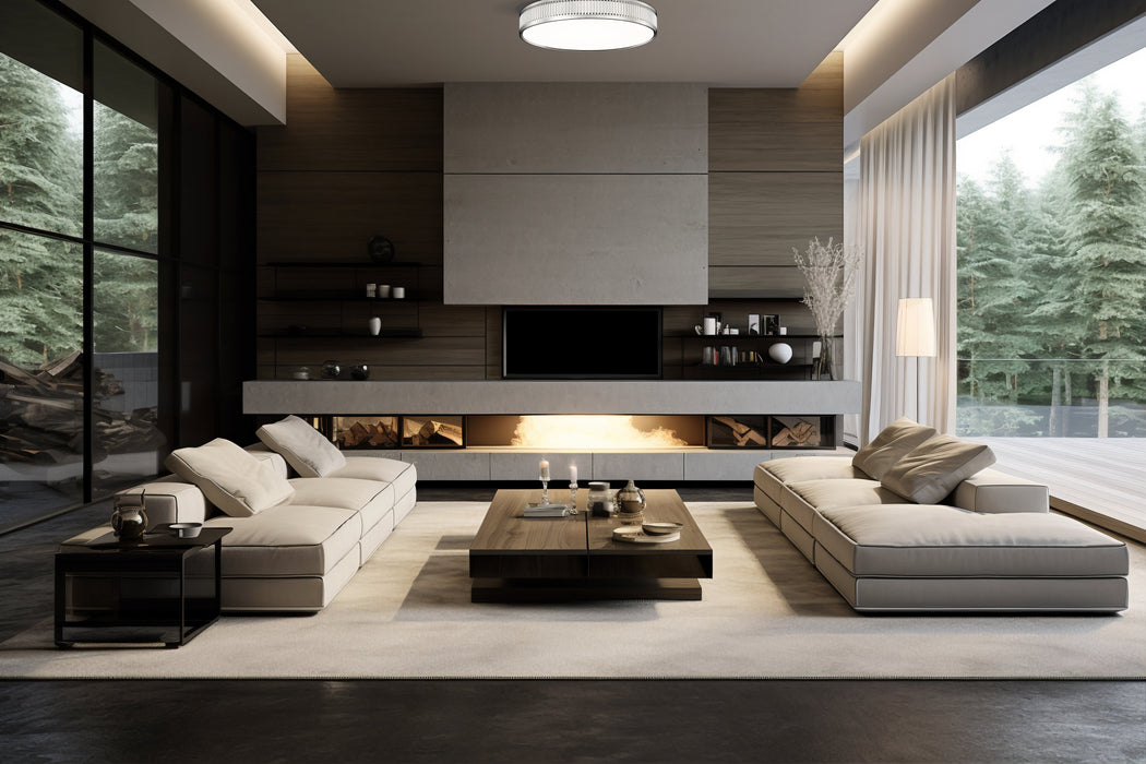 Flush Mount Z-Lite 1013F20-BN-LED Brushed Nickel Stari 1 Light Flush Mount Z-Lite