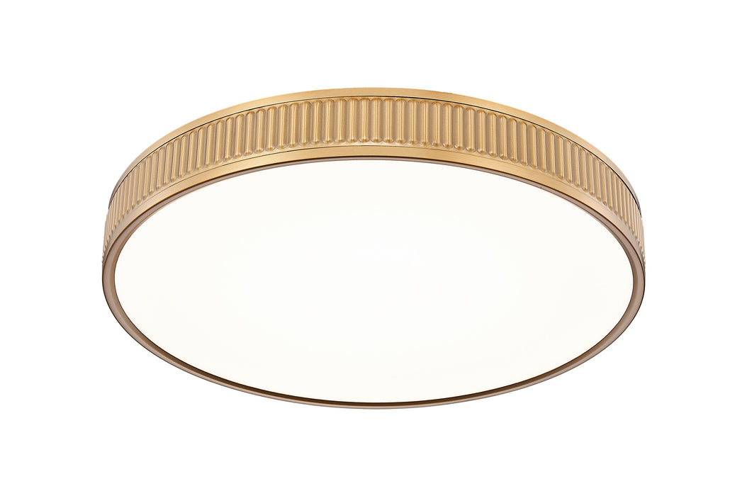 Flush Mount Z-Lite 1013F20-MGLD-LED Modern Gold Stari 1 Light Flush Mount Z-Lite