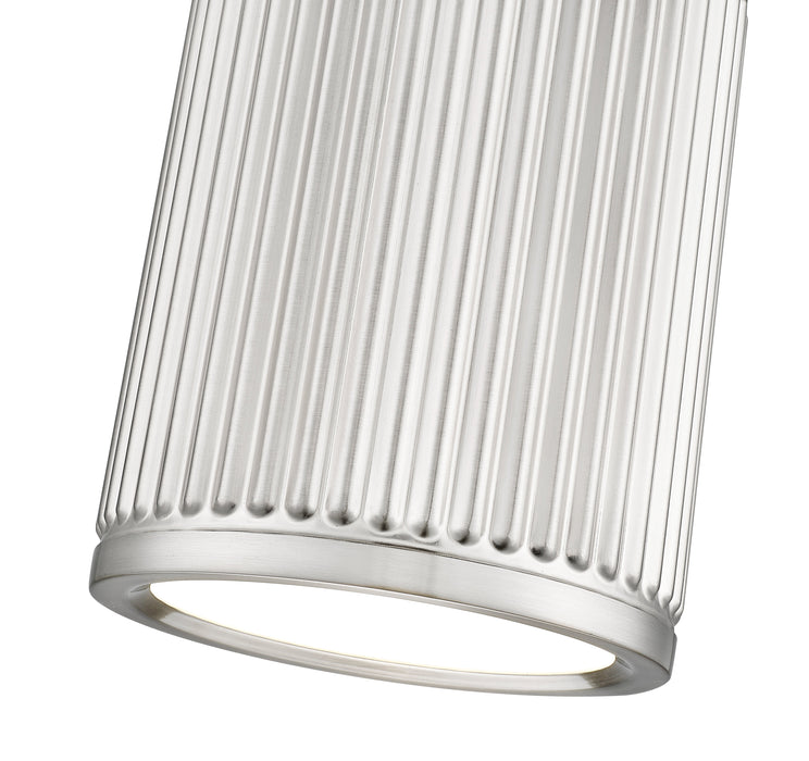 Flush Mount Z-Lite 1013F6-BN-LED Brushed Nickel Stari 1 Light Flush Mount Z-Lite