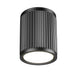 Flush Mount Z-Lite 1013F6-MB-LED Matte Black Stari 1 Light Flush Mount Z-Lite