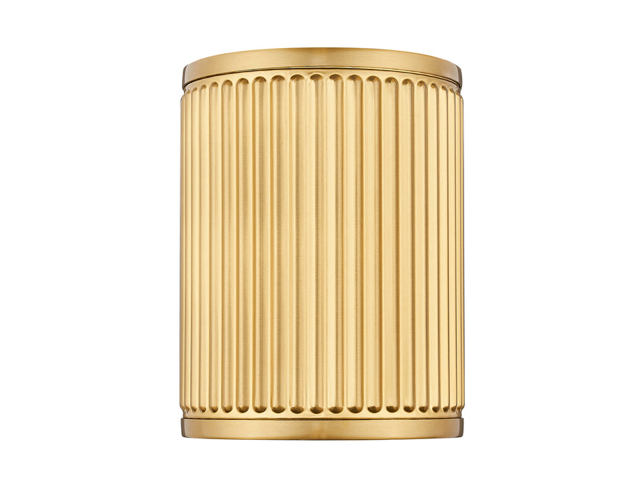 Flush Mount Z-Lite 1013F6-MGLD-LED Modern Gold Stari 1 Light Flush Mount Z-Lite