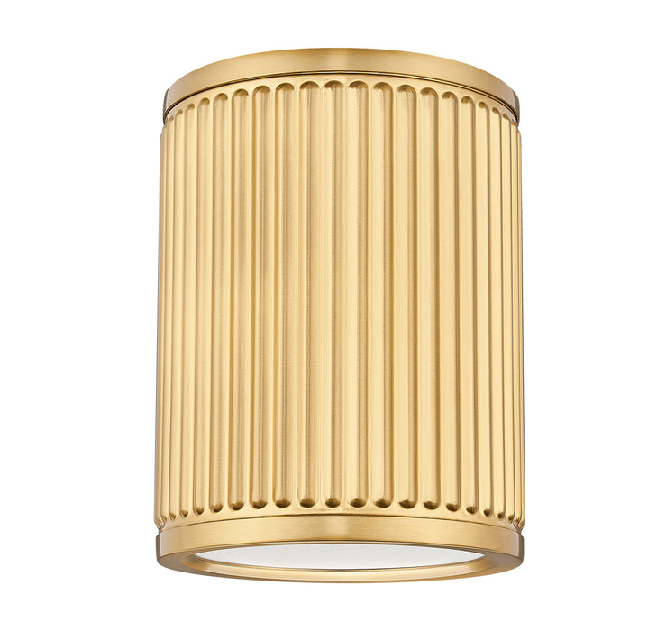 Flush Mount Z-Lite 1013F6-MGLD-LED Modern Gold Stari 1 Light Flush Mount Z-Lite