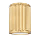 Flush Mount Z-Lite 1013F6-MGLD-LED Modern Gold Stari 1 Light Flush Mount Z-Lite