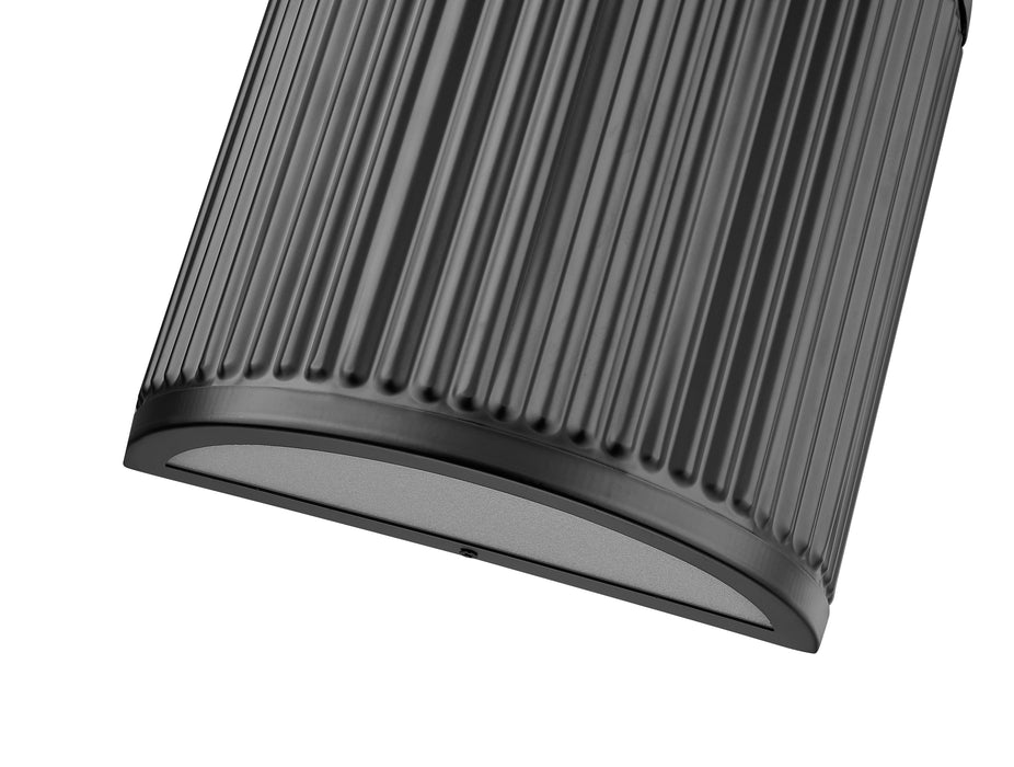 Wall Sconce Z-Lite 1013S-MB-LED Matte Black Stari 1 Light Wall Sconce Z-Lite