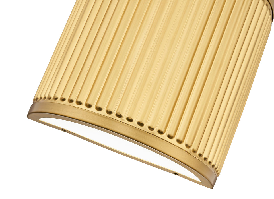 Wall Sconce Z-Lite 1013S-MGLD-LED Modern Gold Stari 1 Light Wall Sconce Z-Lite