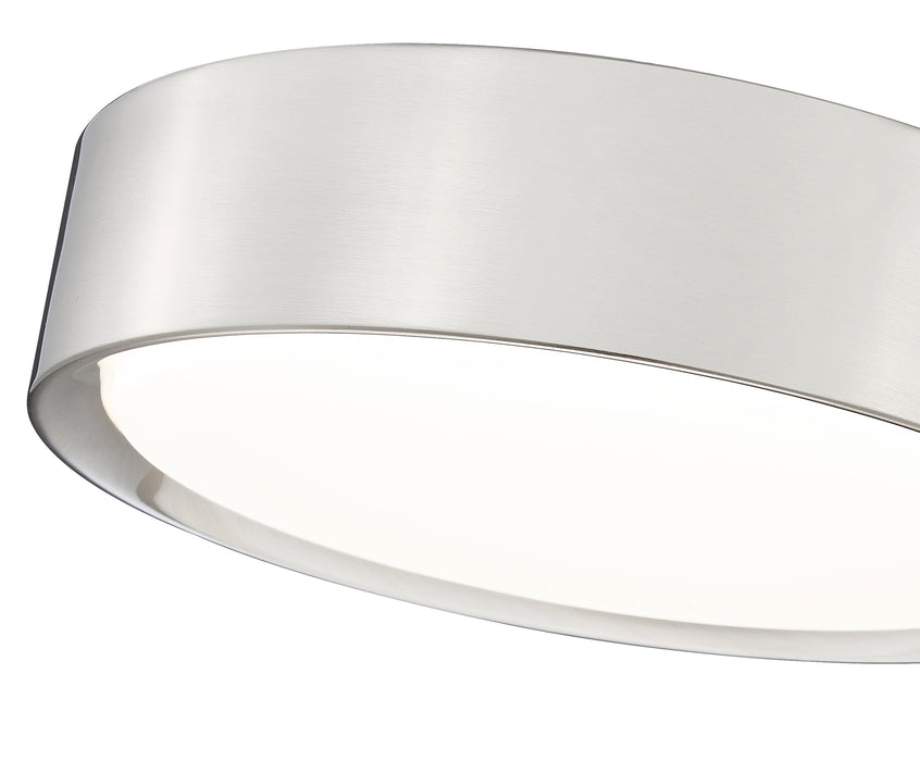 Flush Mount Z-Lite 1014F12-BN-LED Brushed Nickel Kawan 1 Light Flush Mount Z-Lite