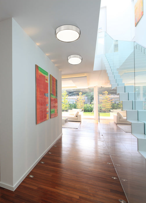 Flush Mount Z-Lite 1014F12-BN-LED Brushed Nickel Kawan 1 Light Flush Mount Z-Lite