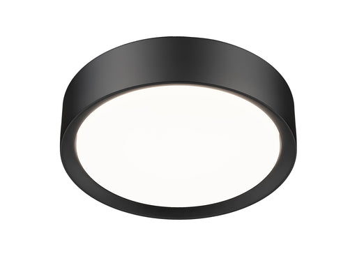 Flush Mount Z-Lite 1014F12-MB-LED Matte Black Kawan 1 Light Flush Mount Z-Lite