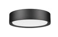 Flush Mount Z-Lite 1014F12-MB-LED Matte Black Kawan 1 Light Flush Mount Z-Lite