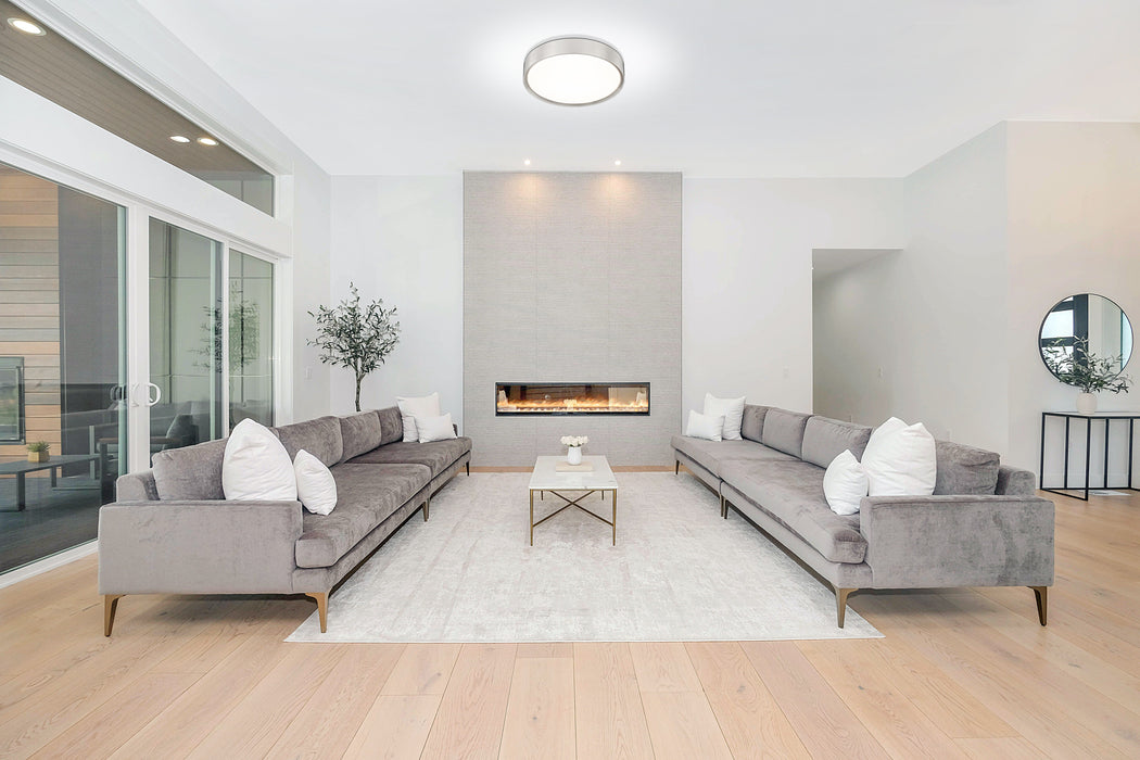 Flush Mount Z-Lite 1014F16-BN-LED Brushed Nickel Kawan 1 Light Flush Mount Z-Lite