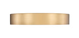 Flush Mount Z-Lite 1014F16-MGLD-LED Modern Gold Kawan 1 Light Flush Mount Z-Lite