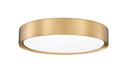 Flush Mount Z-Lite 1014F16-MGLD-LED Modern Gold Kawan 1 Light Flush Mount Z-Lite