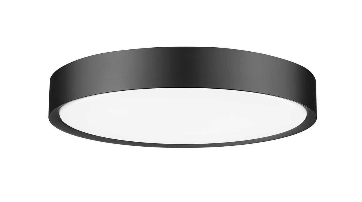 Flush Mount Z-Lite 1014F20-MB-LED Matte Black Kawan 1 Light Flush Mount Z-Lite