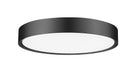 Flush Mount Z-Lite 1014F20-MB-LED Matte Black Kawan 1 Light Flush Mount Z-Lite
