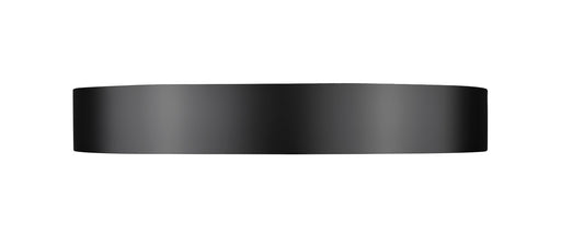 Flush Mount Z-Lite 1014F20-MB-MGLD-LED Matte Black + Modern Gold Kawan 1 Light Flush Mount Z-Lite